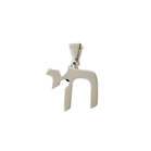 Hangertje zilveren Chai (Leven) mooi ontwerp van 1,5 cm