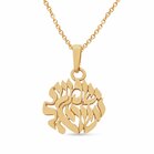 Hebreeuws hangertje 14K goud, Shema Yisrael (Hoor Israel) uit de Rafael Jewelry collectie