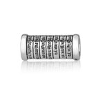 Bedeltje van zilver met de Sjewa Berachot (zeven zegeningen) over de verbintenis tussen man en vrouw