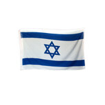 Isra&euml;l vlag klein, 80 x 60 cm