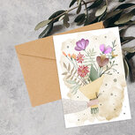 Kaart &#039;Bosje bloemen lente&#039;
