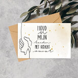 Kaart &#039;Houd U mijn handen met kracht omvat&#039;