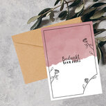 Kaart &#039;Bedankt voor alles&#039;