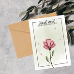 Houd moed, bloemen komen weer tot bloei