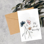 Kaart 'Kus door de brievenbus'