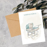 Kaart 'Welkom lief kleintje'