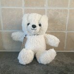 Knuffel beer wit - God houdt zoooooveel van jou!