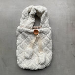 Handgemaakt tasje 'Wit wol'