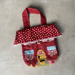 Handgemaakt tasje 'huis'