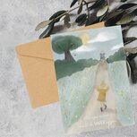 Kaart &#039;Met open armen wacht de Vader op jou&#039;