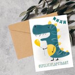 Kaart &#039;Dino gefeliciflapstaart&#039;