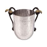 Kan met twee oren voor de rituele handwassing. Een prachtig gehamerd ontwerp met granaatappels van Yair Emanuel