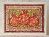 Reproductie 'Geloof, Hoop en Liefde' large van kunstwerk uit Israel, 1 Cor.13:13 En nu blijven dan geloof, hoop e