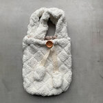 Handgemaakt tasje 'Wit wol'