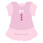 Felicitatiekaart, 3D met Hebreeuws/Engelse tekst voor de geboorte van een Meisje