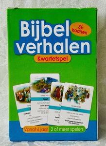Kwartetspel Bijbelverhalen met mooie tekeningen uit Israël (in Nederlands) 