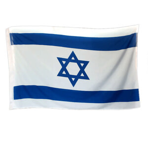 Israël vlag normaal, 80 x 110 cm.