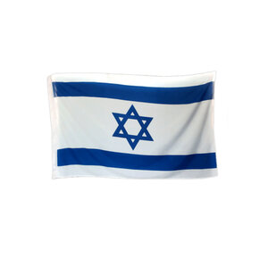 Israël vlag klein, 80 x 60 cm