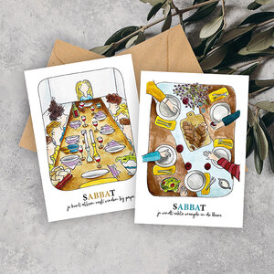 Kaarten Sabbat - Set van 2 verschillende kaarten