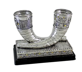 Shabbats kandelaars | zilverkleurige 
