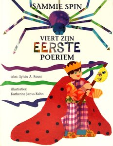 Sammie Spin viert zijn eerste Poeriem, boekje om voor te lezen of zelf te lezen met uitleg over het feest Poerim A4 formaat