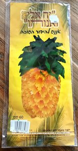 Ananas voor de Loofhut, zeer groot. Uitgevouwen met blad ongeveer 60 cm hoog