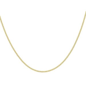 Ketting 14K goud 50cm, 1,10mm Gourmet schakeltjes