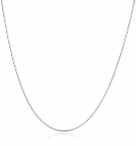 Collier / Ketting, zilveren slangketting / slangenketting van 1,4 mm breed leverbaar in verschillende lengtes