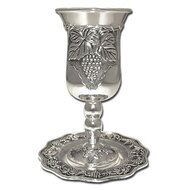 Kiddush beker druivenranken