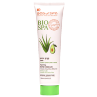 Sea of ​​Spa BioSpa Handcrème met avocado-olie en aloë vera. Tube van 100 ml.