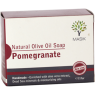 Handgemaakte zeep, Olijfolie met granaatappelgeur.