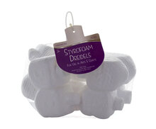 Piepschuimen dreidels voor Chanukah: Versier je eigen dreidel!