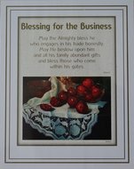 Reproductie:-Blessing-for-the-Business-/-Zegening-voor-het-bedrijf met granaatappelen
