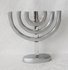 Prachtige Aluminium 7-armige Menorah van Yair Emanuel in zilverkleur. 