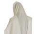 Prachtige grote Tallit (gebedsmantel) 100% wol met ingeweven glanzend witte streep 150 x 200 cm