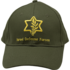 Israel Leger Petje/ Tzahal Baseball Cap in effen legergroene kleur met goudgeel kleurig borduursel