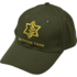 Israel Leger Petje/ Tzahal Baseball Cap in effen legergroene kleur met goudgeel kleurig borduursel