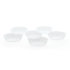 Disposable plastic cupjes ter bescherming van uw Seder bord, verpakt per 6
