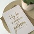 Heb Lief Kaart met envelop van Ahavah design met Hij die u roept is getrouw in vergrijsd roze