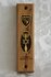 Mezuzah / Mezoeza met Messiaans Zegel van olijfhout small (inclusief passend niet-kosher documentje)