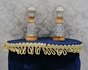 Torah rol extra luxe met bijbehorende accessoires. Detailfoto van zilverkleurig beslag