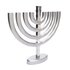 Prachtige Aluminium Chanukah Menorah (Chanoekia) van Yair Emanuel in zilverkleur_