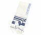 Tallit (gebedsmantel) gemaakt van 100% wol Blauw/ Zilver_