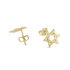 Davidster oorbelletjes, 14K gouden oorstekers met Davidster uit de Rafael Jewelry collectie_