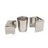 Havdalah Set, zilver gehamerd en uit elkaar te schuiven uit het atelier van Yair Emanuel
