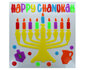 Happy Chanukah raamsticker