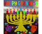 Happy Chanukah raamsticker