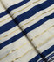 Tallit (gebedsmantel) gemaakt van 100% wol blauw/wit met gouddraad.