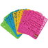 Plastic sjabloon voor het schrijven van Hebreeuwse letters met klinkertekens en sluitletters, letters zijn ongeveer 5 cm.