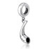 Hangend Shofar bedeltje van zilver